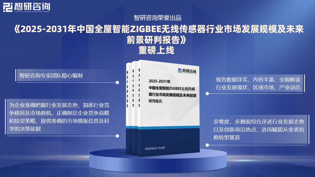 E无线传感器行业市场概况分析及投资前景分析报告AG真人平台2025版中国全屋智能ZIGBE(图2)